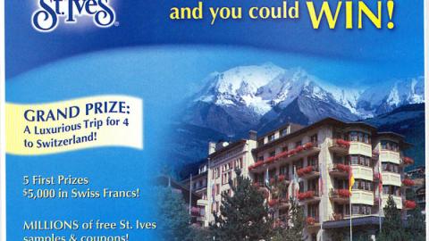 St. Ives Swiss Vacation Sweeps FSI