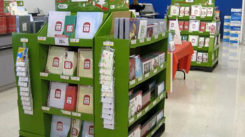 OfficeMax Holiday Stationery Pallet Displays
