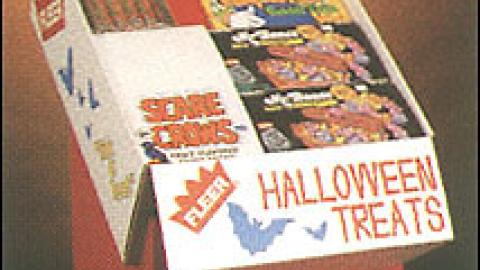 Fleer Halloween Candy Display