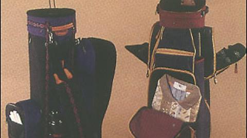 Mountain Pak/Valet Golf Bags Display