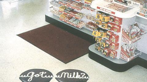Got Milk? Floor Cling