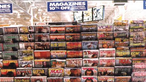 Chas. Levy Magazines Display