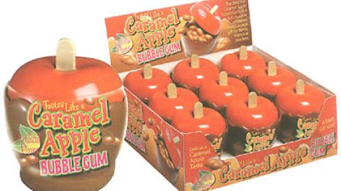 Caramel Apple Gum Display