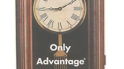 Advantage Flea Control Clock