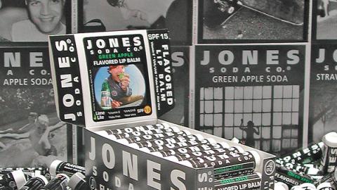 Jones Soda Lip Balm Countertop Display