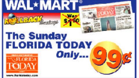 Florida Today, Wal-Mart Promotion Graphics