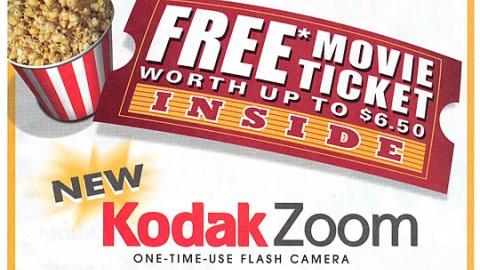 Kodak Zoom Camera Free Movie Pass FSI