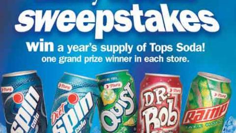 Tops Private Label Soda Sweepstakes