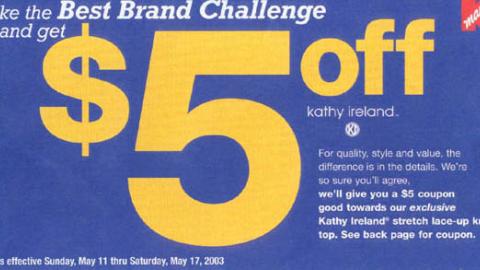 Kmart Brand Challenge- Kathy Ireland