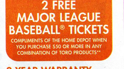 Home Depot MLB Tickets Feature