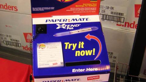 Paper Mate Entry Box
