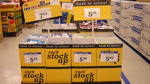 Kmart Back-to-School Displays