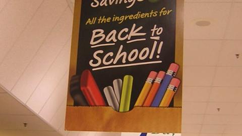 Stop & Shop Back-to-School Sign