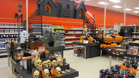 Target Halloween Department Display