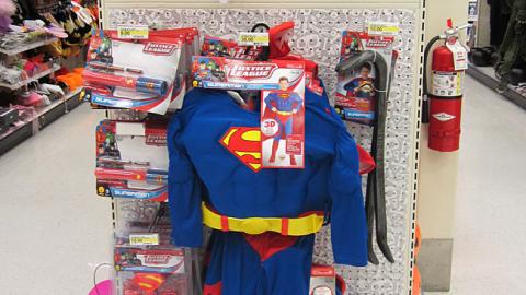 Target 'Justice League' Costume Endcap