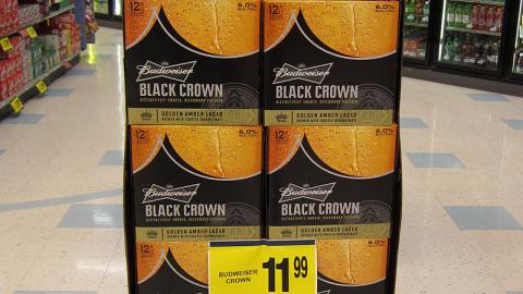 Budweiser Black Crown Case Stacker