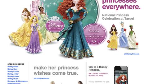 Target.com Disney Princess Showcase