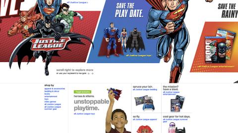 Target.com 'Justice League' Showcase