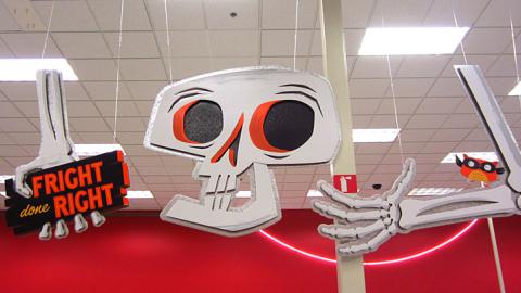 Target 'Fright Done Right' Ceiling Signs