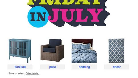 Target 'Black Friday in July' Email
