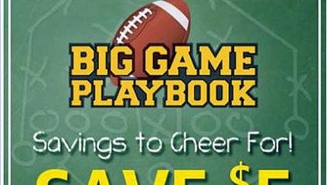 BJ's 'Big Game Playbook' Facebook Update