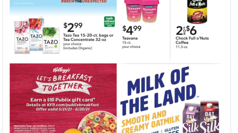 Publix Kellogg 'Let's Breakfast Together' Feature