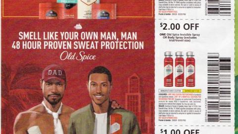 Old Spice 'Smell Like Your Own Man' FSI
