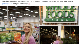 INBLOOM Whole Foods 'Just Add Water' Facebook Update